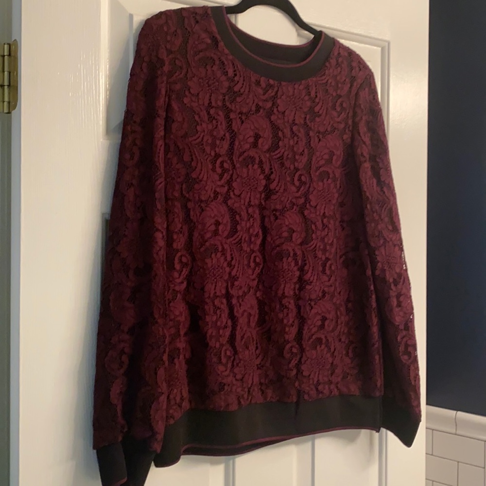 Ralph Lauren lace sweatshirt